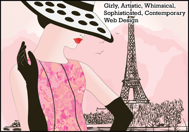 girly web design