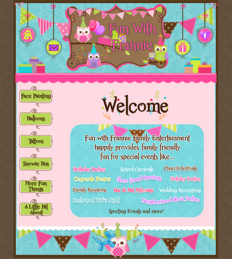 girly web design