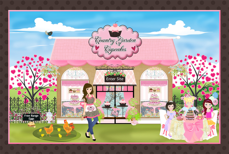girly web design