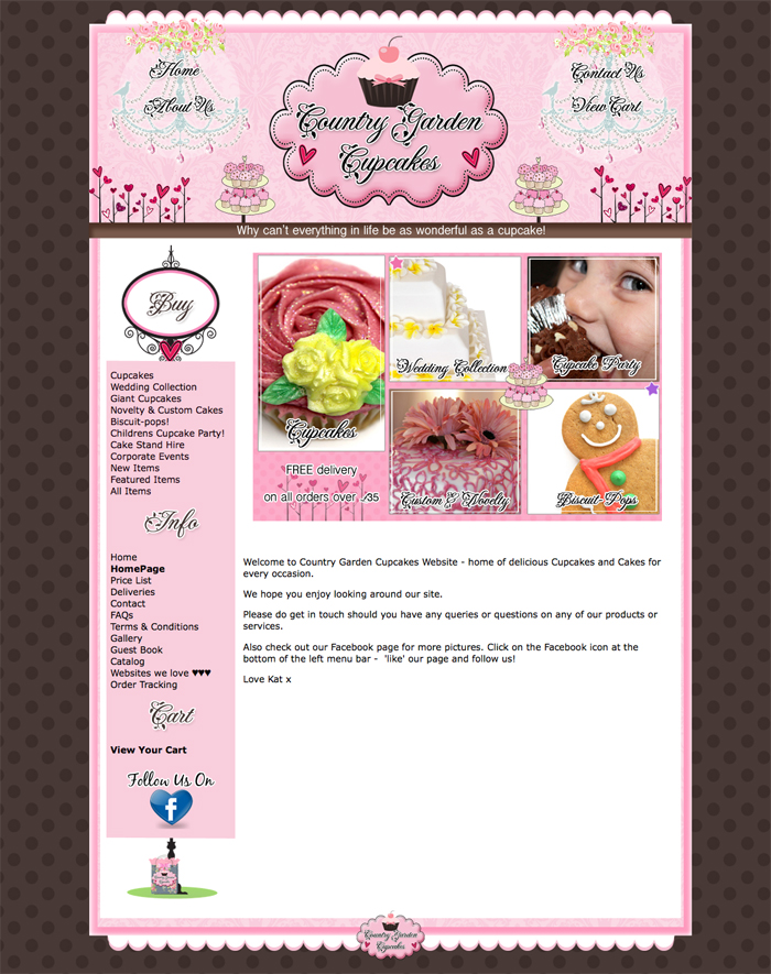 girly web design