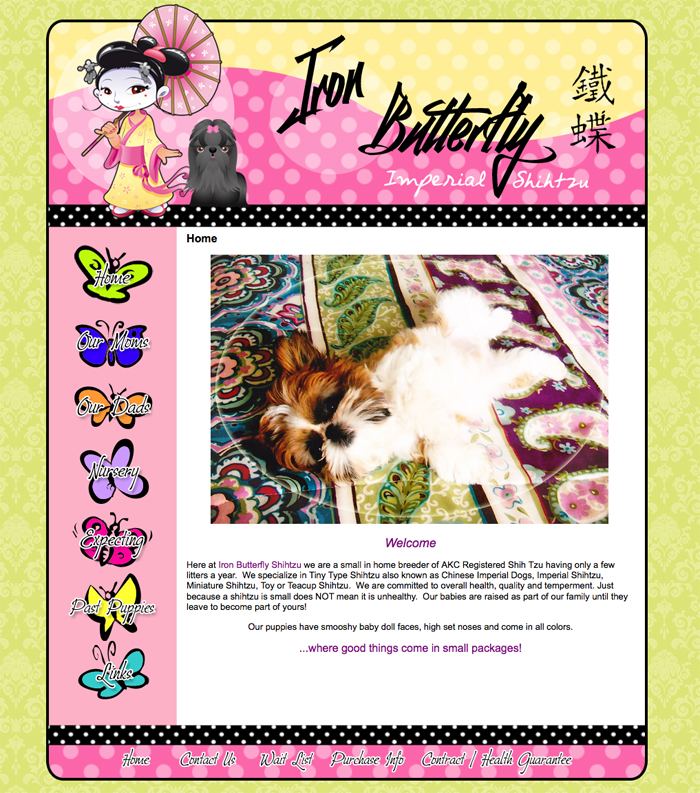 girly webdesign