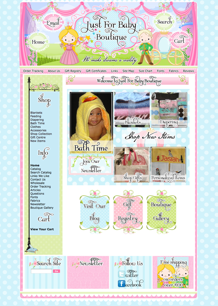 girly webdesign