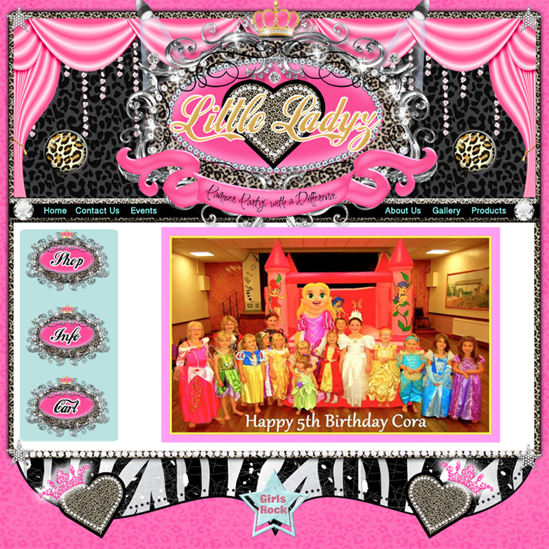 girly web design