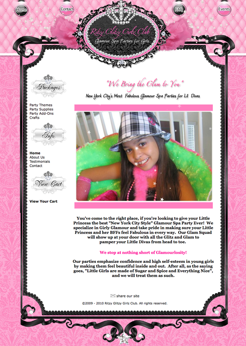 girly webdesign