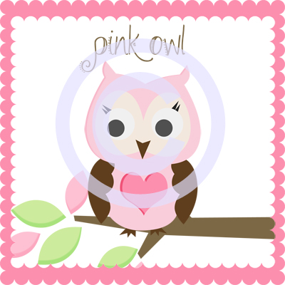 Pink Owl- Premade Logo 1-