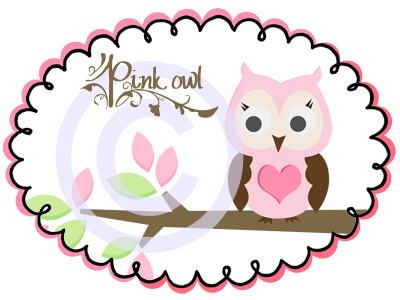 Pink Owl- Premade Logo 2-